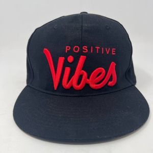 Positive Vines black and red snap back hat